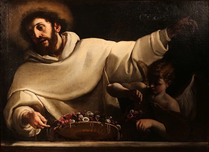 San Domenico e un angelo